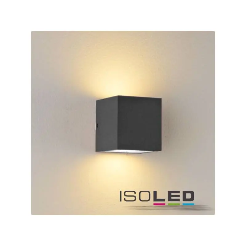 Nur Für Kurze Zeit Wandleuchte Up&Down 2xGX53 anthrazit IP44 exkl. Leuchtmittel