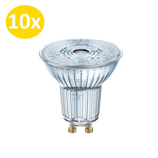 10er-Set LEDVANCE LED Strahler Parathom GU10 36° 3.4W Dimmbar neutralweiss wie 35W 4058075797611 Meistverkauft