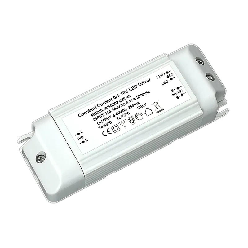 Top-Seller 01/10V LED Treiber AHC802-250-40 Konstantstrom