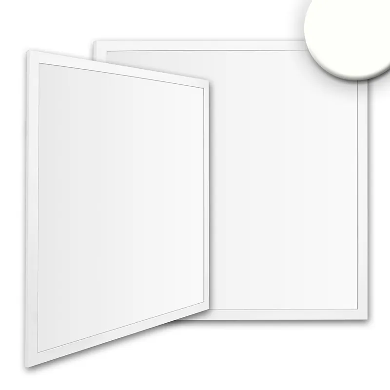 Preis Gesenkt LED Panel, Deckenleuchte, Aluminium, Dimmbar, 4000K, IP42, 62 cm x 62 cm