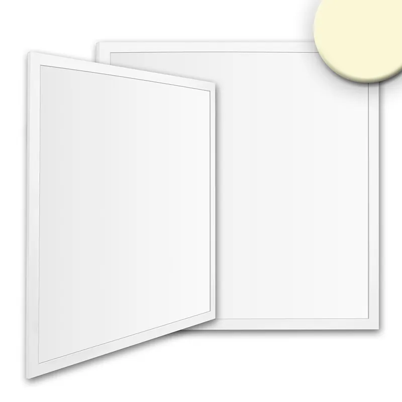 Ausverkauf LED Panel, Weiß, Quadrat, Dimmbar, 3000K, IP42, 62 cm x 62 cm