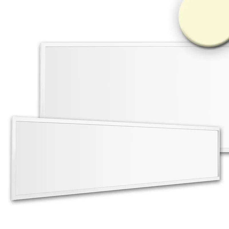 LED Panel, Weiß, Aluminium, Ultraflach, Dimmbar, 3000K, 120 cm Länge Nur Für Kurze Zeit