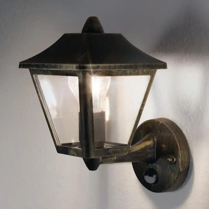 OSRAM Wandleuchte Endura Classic Tradition ALU Up mit Sensor E27 GD IP44 Super-Preis