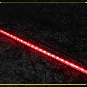 12 V LED Leiste 10x10mm 24 LEDs 61 cm rot Garantierte Lieferung