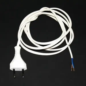 2m Eurostecker-Zuleitung weiß Knallerangebot
