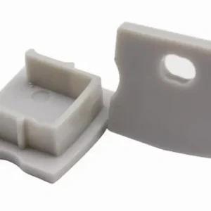 2 Endkappen für Alu Profil 17x15mm 126-261 Rabatt